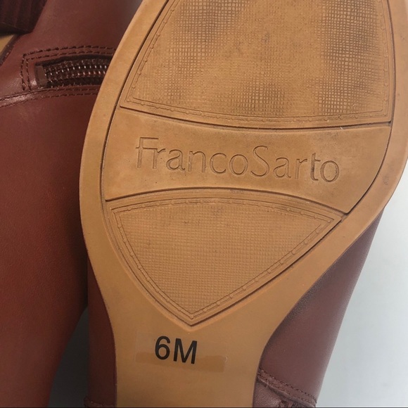 Franco Sarto Geneva Leather Ankle Boots 6M EUC - Picture 10 of 12